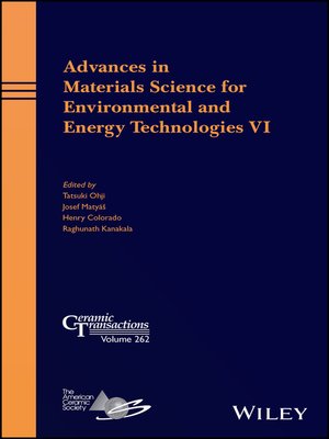 cover image of Advances in Materials Science for Environmental and Energy Technologies VI